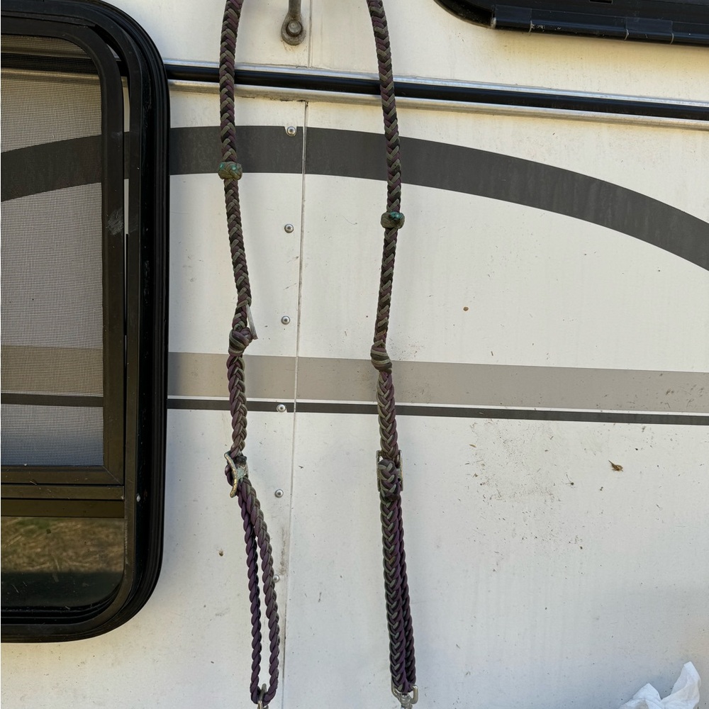 Bronc corded cable reins